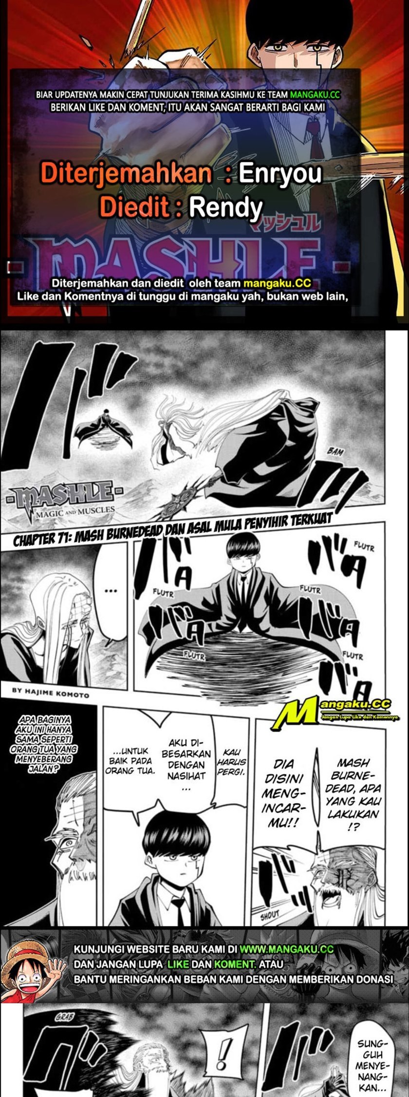 Mashle: Magic and Muscles chapter 71